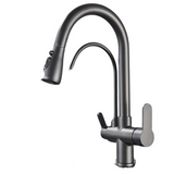 Torneira Gourmet Monocomando Cinza Fosco