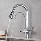 Torneira Para Cozinha Gourmet Monocomando Dupla Função Filtro Jato Extensível