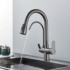 Torneira Para Cozinha Gourmet Monocomando Dupla Função Filtro Jato Extensível