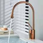 Torneira Para Banheiro Monocomando Misturador Lucca Dourado