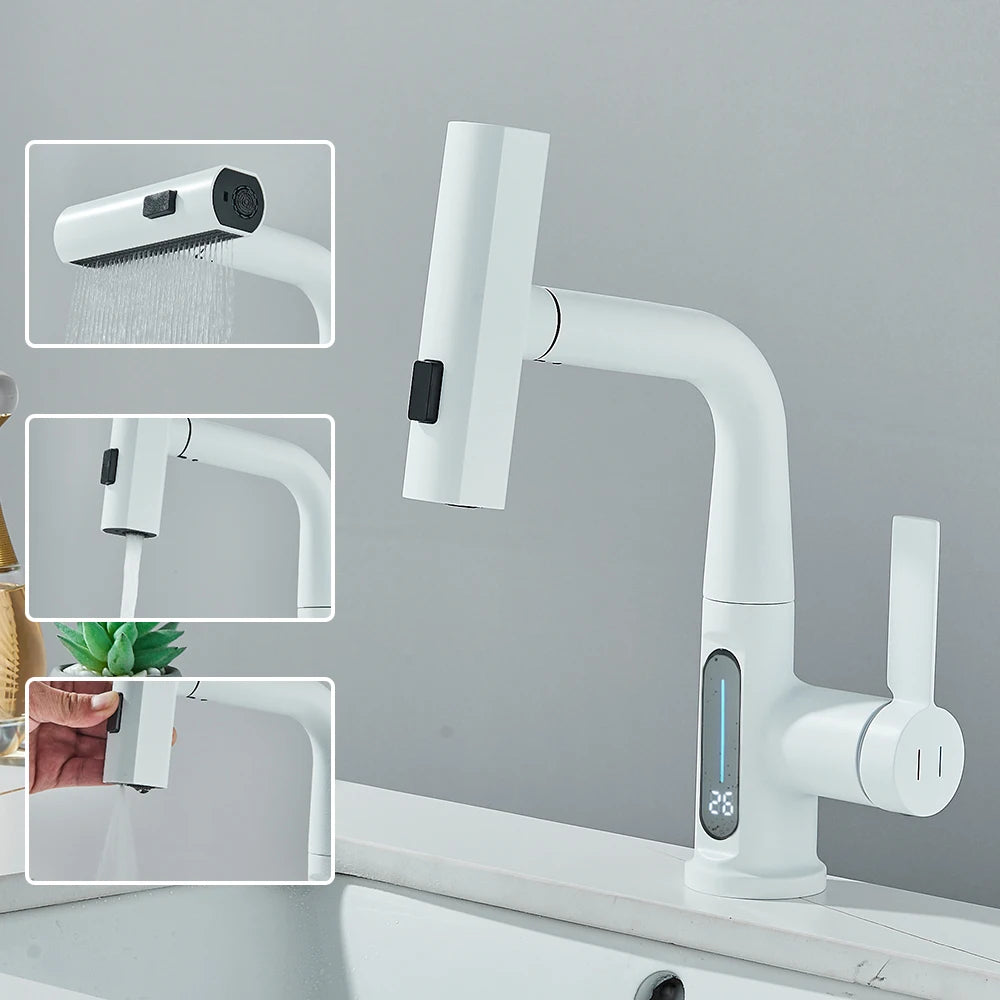 Torneira Para Banheiro Monocomando Digital Cascata