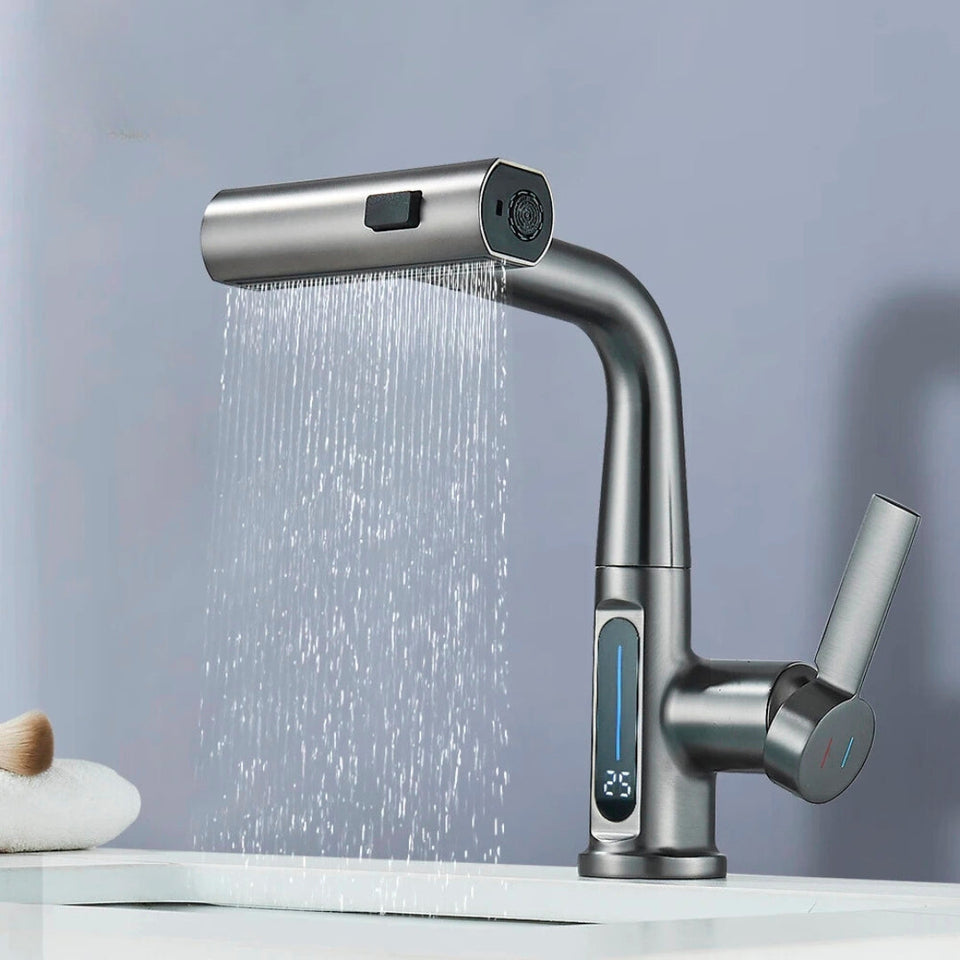 Torneira Para Banheiro Monocomando Digital Cascata